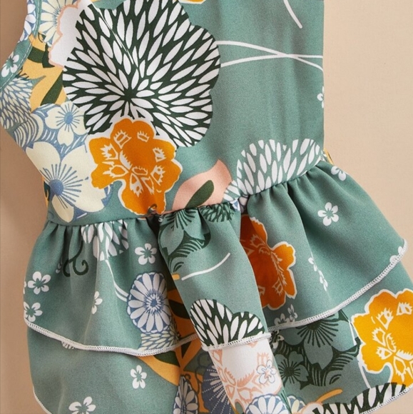 SHEIN Ruffle Dog or Cat Summer Dress | Size Medium - Picture 7 of 8